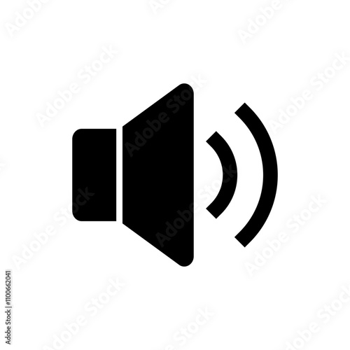 Speaker icon vector. volume sign and symbol. loudspeaker icon. sound symbol