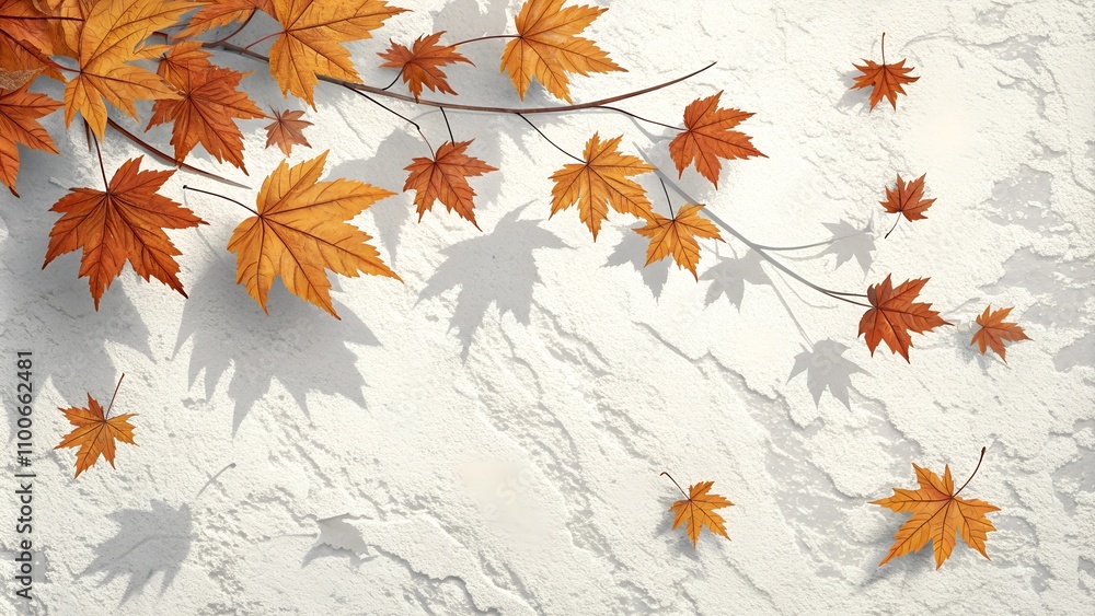 Obraz premium autumn leaves background