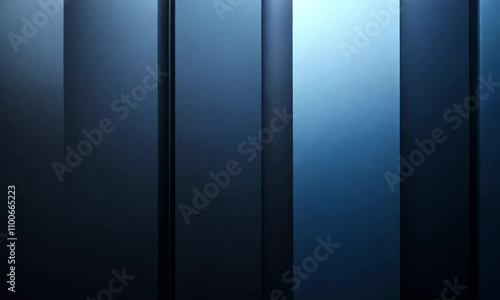 Dark abstract vertical panels with gradient lighting, creating a moody and modern futuristic atmosphere.