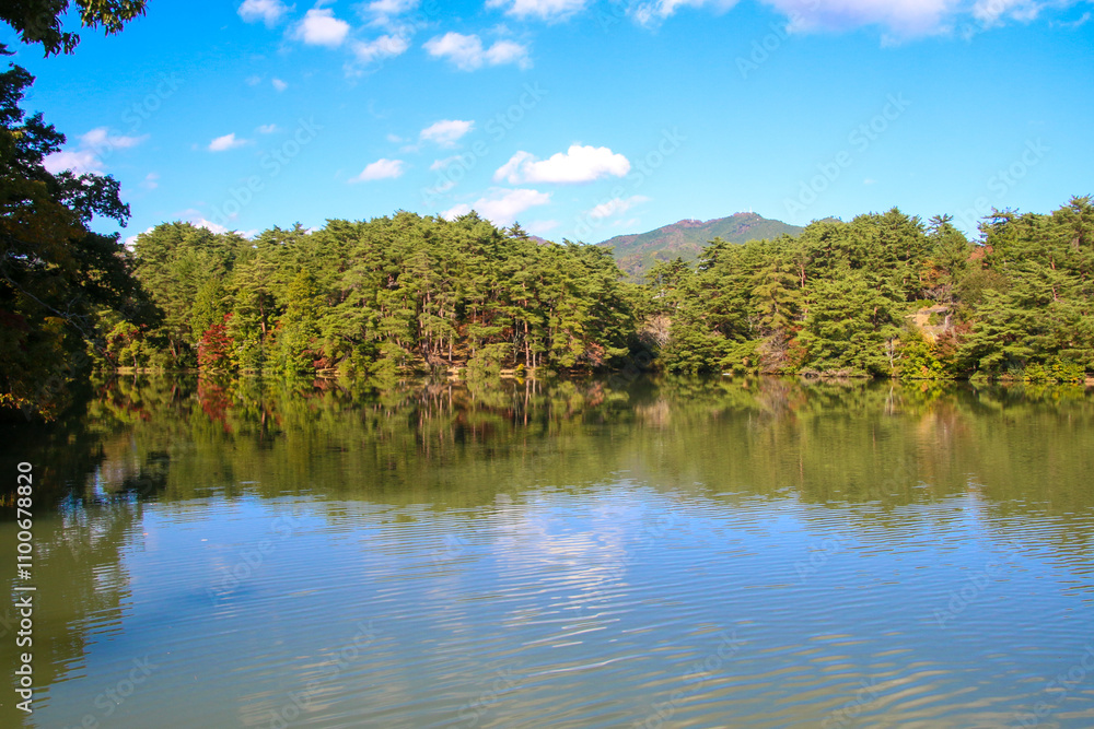 Obraz premium 三段池公園