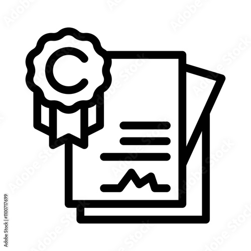 patent line icon