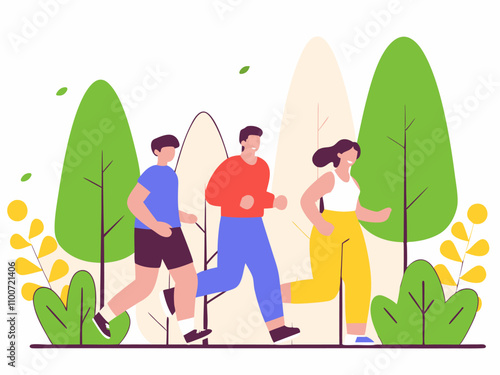 Family Jogging: Healthy Lifestyle and Outdoor Fun