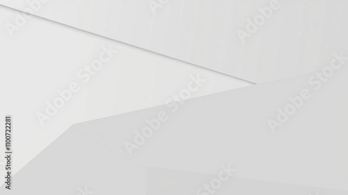 Wallpaper Mural A modern gray paper geometric background with overlapping shapes and clean lines, composition, repeat Torontodigital.ca