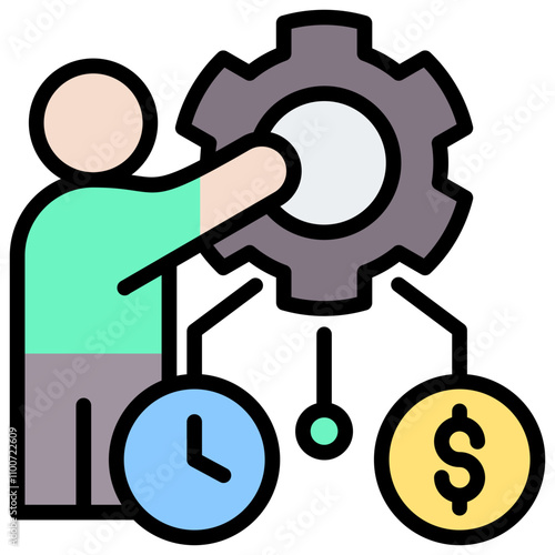 Resource Allocation Icon