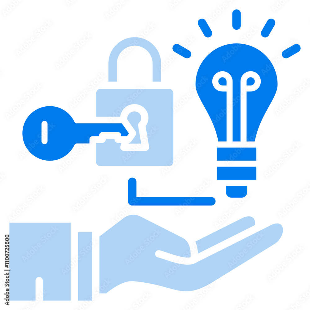 Obraz premium Intellectual Property Icon