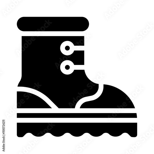 footwear glyph icon