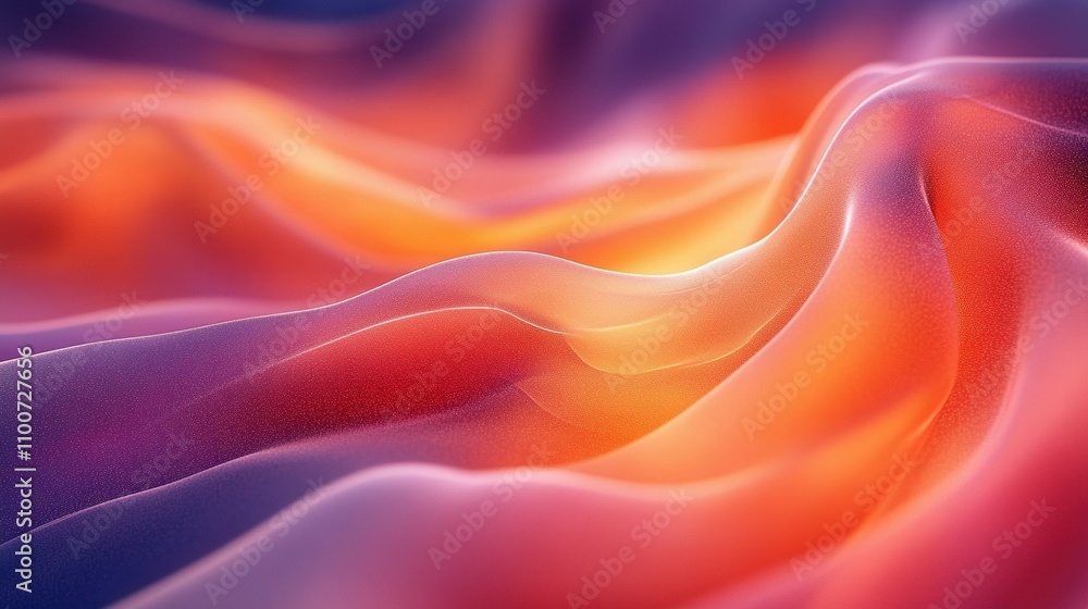 Fototapeta premium Abstract Colorful Waves Flowing Gently