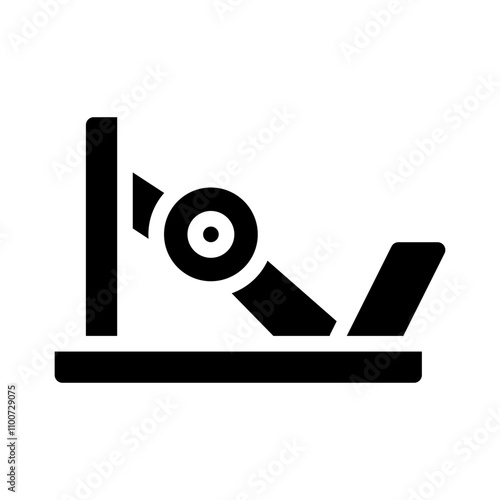 Leg glyph icon