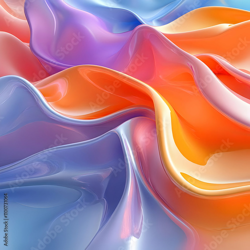 Wallpaper Mural Abstract 3D Liquid Wave Background Torontodigital.ca