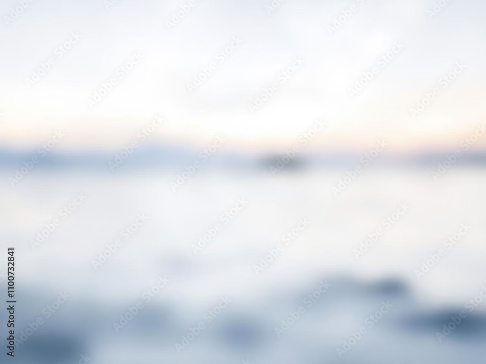 Fototapeta premium Subtle white hues blending seamlessly in a soft abstract background, serene, elegant