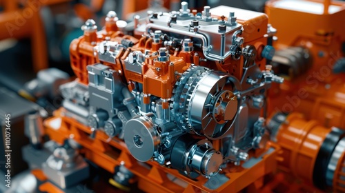 Dual-Fuel Engine: Capable of running on two different fuels, like natural gas and diesel, this engine offers operational flexibility and increased efficiency for diverse needs.
 photo