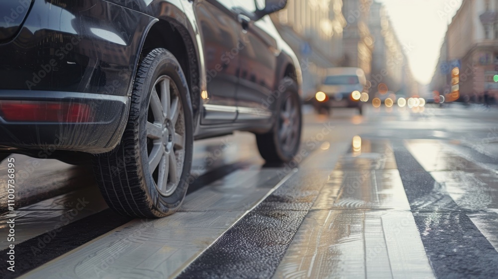 Cross Traffic Alert: A system that alerts drivers to cross traffic while reversing out of parking spots, increasing safety and helping prevent side-impact collisions.
Cross Traffic Alert: A system that alerts drivers to cross traffic while reversing out of parking spots, increasing safety and helping prevent side-impact collisions.