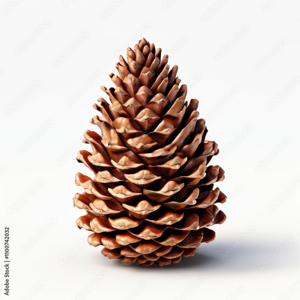 the AI Image Generator, pine cones isolated on white the AI Image Generator, pine cones isolated on white