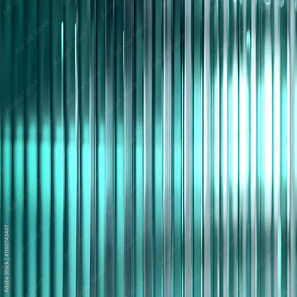 Fototapeta premium Teal Glass Abstract Background Illustration