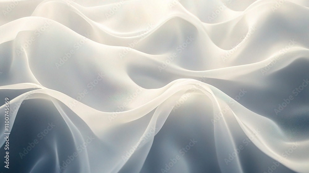 Obraz premium Soft White Fabric Texture for Background and Design Use