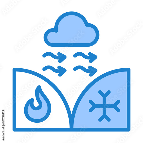 Warm Front Icon
