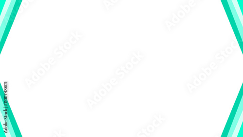 Background white with tosca line border. Vector can be used for banners, posters, power points, templates, slides, etc.