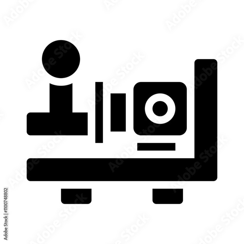 Hand glyph icon