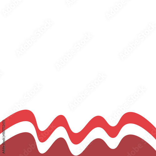 Indonesian Flag Footer