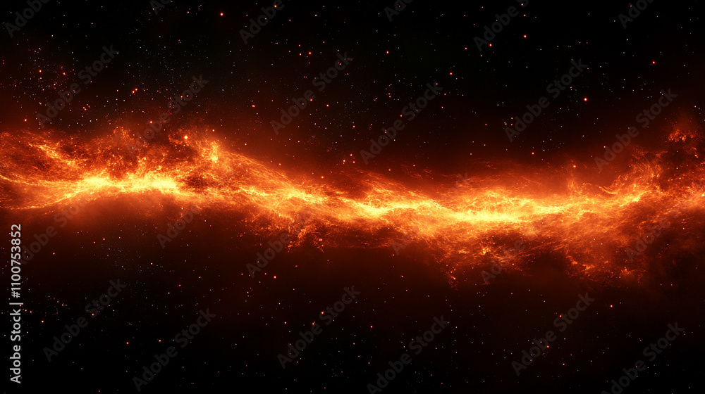 Fototapeta premium Dynamic space warp background illustrating the bending of light and the distortion of space-time conveying the concept of speed and movement suggesting a journey through the cosmos and beyond reality