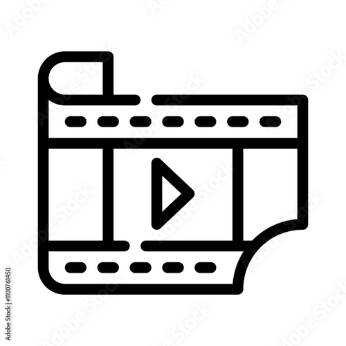 video line icon