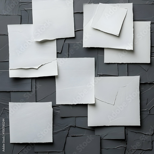 Wallpaper Mural Abstract Gray and White Texture Background Torontodigital.ca