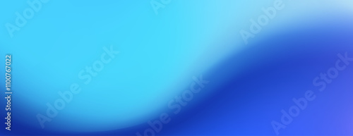 A smooth gradient transitions from light to dark blue,