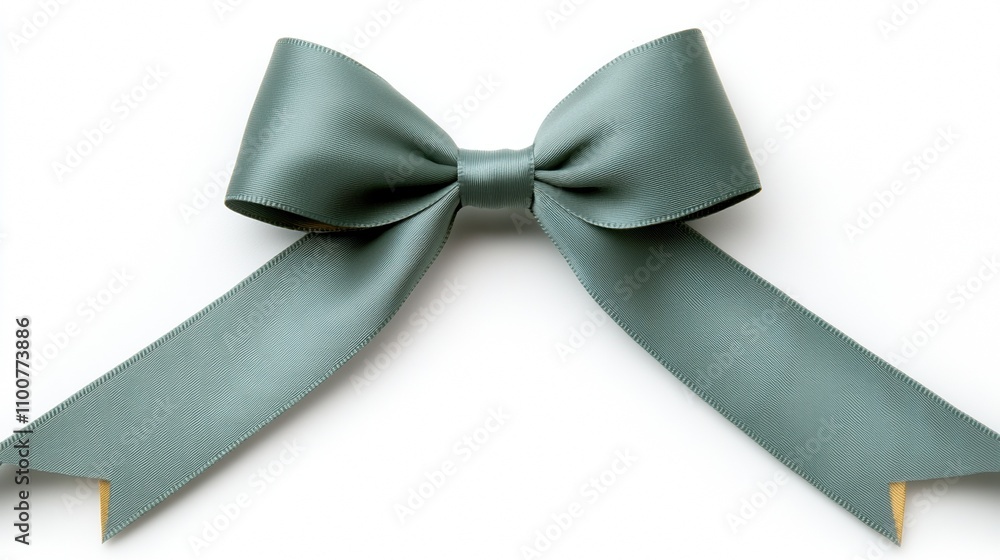 Fototapeta premium Elegant velvet christmas bow clipart for festive decorations and gift wrapping ideas