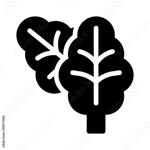 Spinach glyph icon