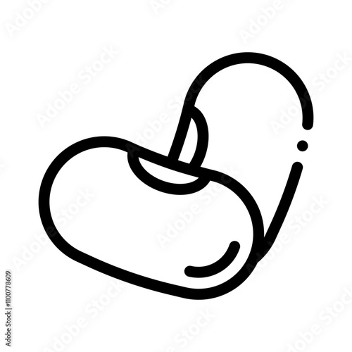 Vegan line icon