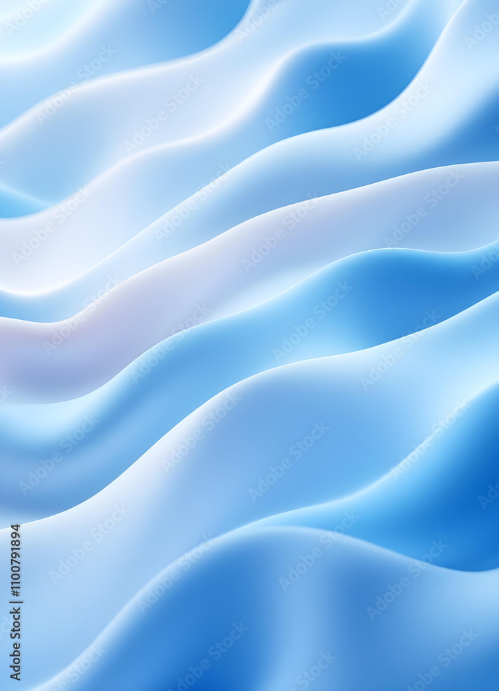 Obraz premium blue satin fabric