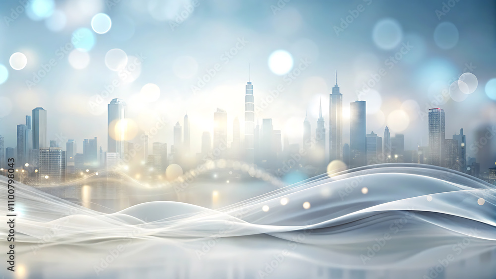Obraz premium Modern city Elements Abstract Background