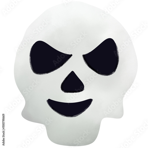 skull and crossbones, Halloween skull, illustration of skull