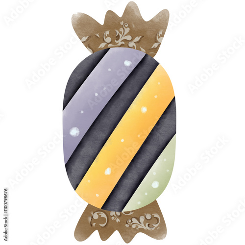 Halloween candy, Candy with wrapper