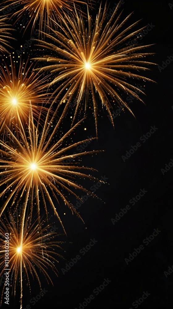 Obraz premium fireworks on the night sky