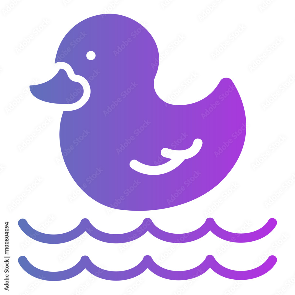 Obraz premium duck Gradient icon