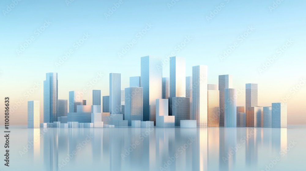 Fototapeta premium Urban planning and environmental solutions the integration of oil refinery plants with safety measures in modern architecture