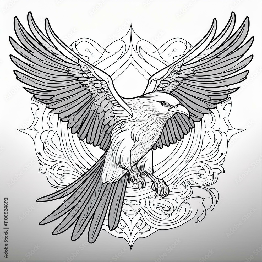 Obraz premium eagle with wings