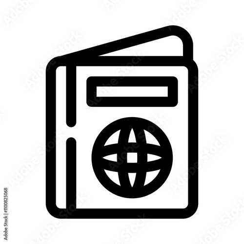 Identification line icon