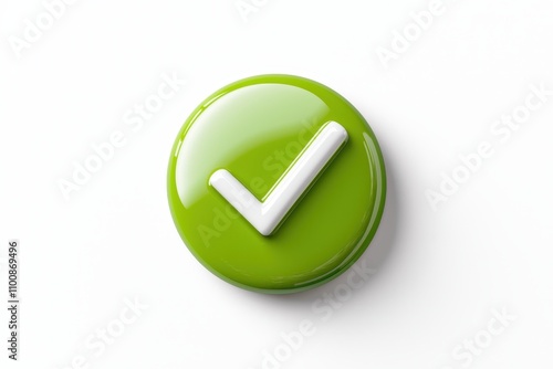 Free Download Modern Checkmark Symbol in Circular Design - GFXLoad