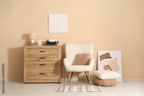Interior of stylish living ...
