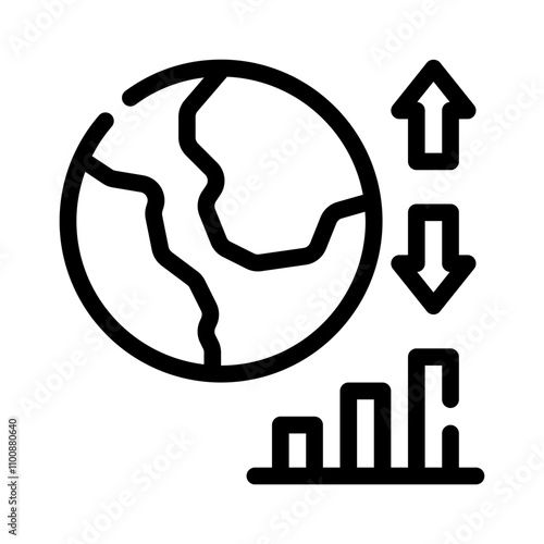 Investment Growth line icon