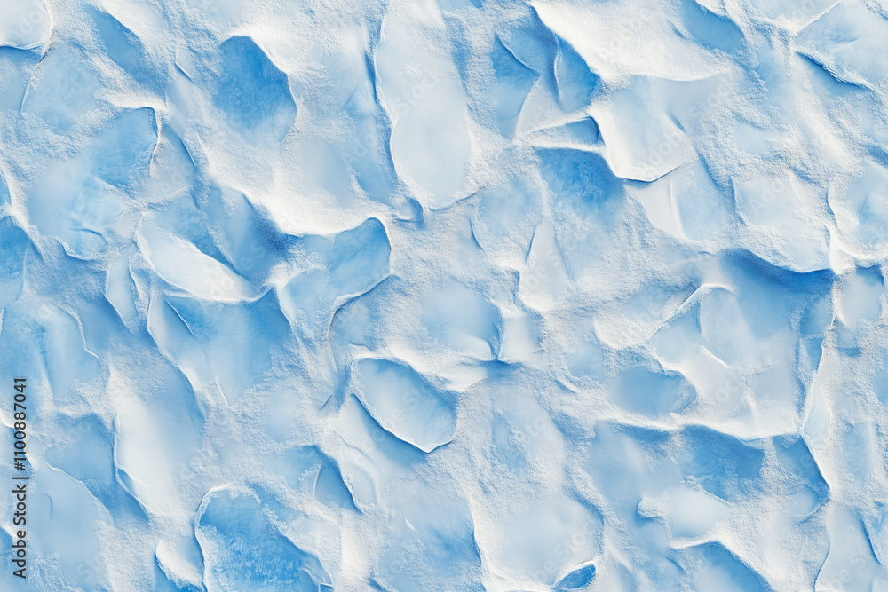 Obraz premium Aerial View of Frozen Winter Water Surface