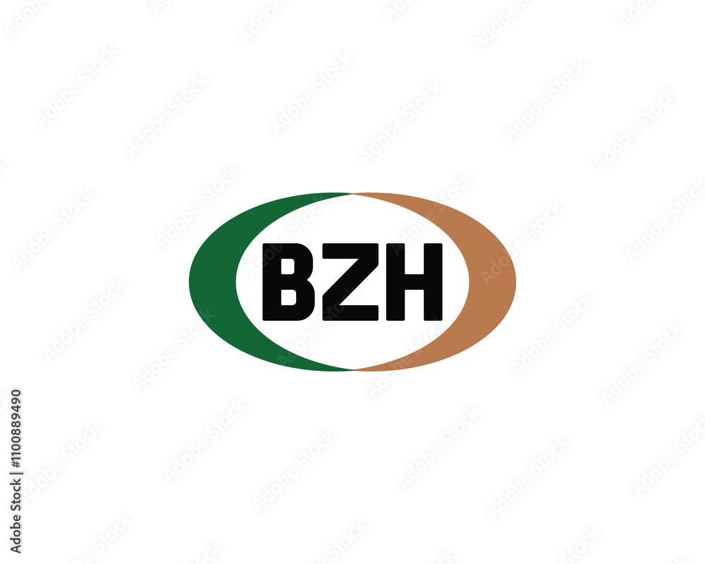 B Z H logo design vector template. B Z H B Z H logo design vector template. B Z H