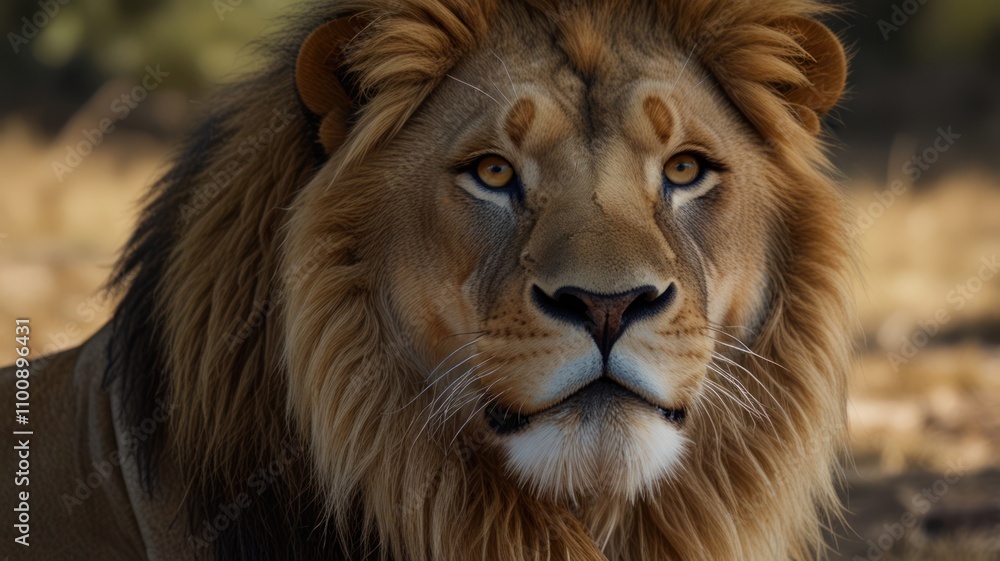 Fototapeta premium leon king of the jungle