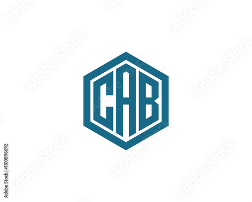 CAB logo design vector template. CAB