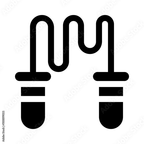 Exercise glyph icon