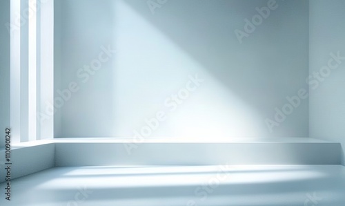 Wallpaper Mural Minimalist White Curved Surface with Soft Diffused Light and Gentle Shadows for Modern Product Presentation Torontodigital.ca