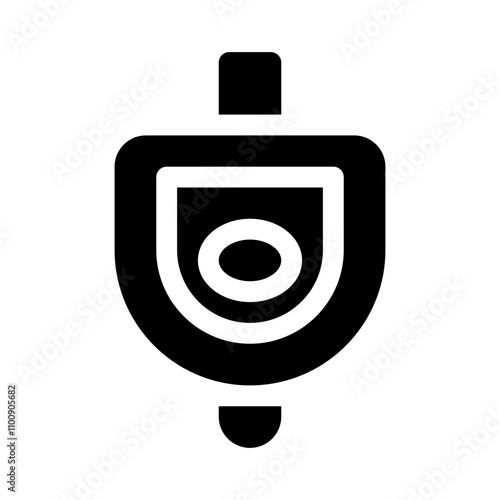 urinal glyph icon