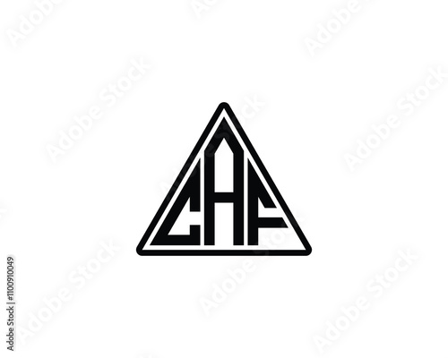 CAF logo design vector template. CAF
